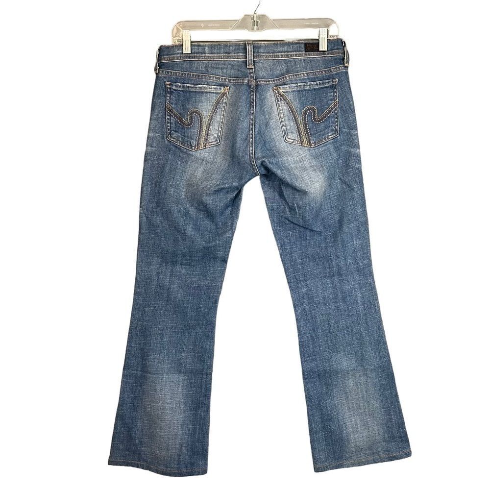 Citizens Of Humanity Jeans Low Waist Flare Wide Leg US 29 Stretch Ric Rac #109